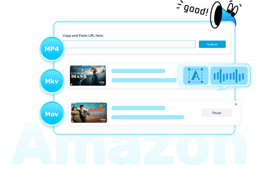 Download Video via VideoHunter Amazon Downloader