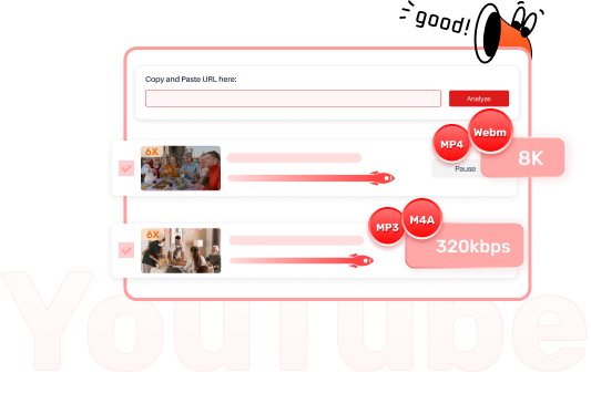 Download Video via VideoHunter YouTube Downloader