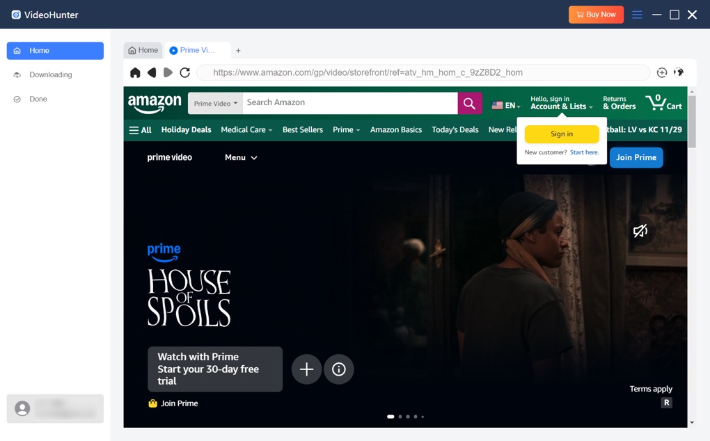 Log into Your Amazon Account