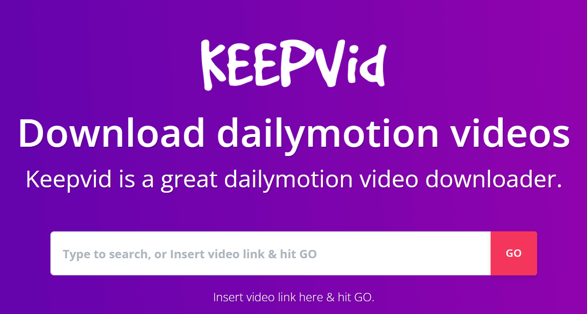 Download Dailymotion Videos with Keepvid