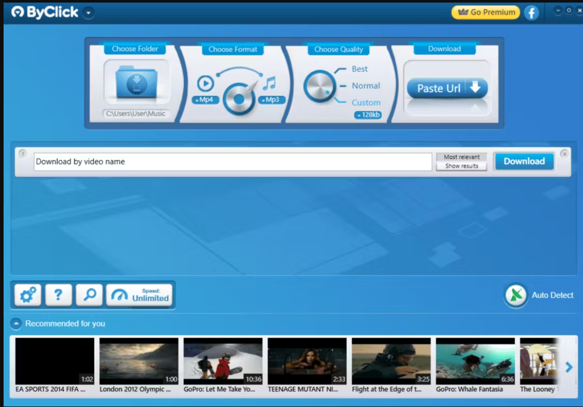 Download Video with By Click Downloader