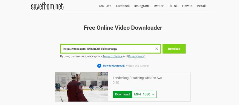 Download Vimeo Video on SaveFrom.Net