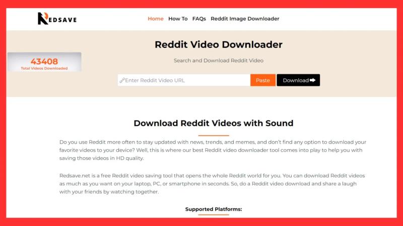 RedSave Homepage