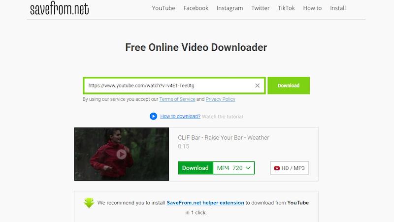 Savefrom Download Videos from Internet Online