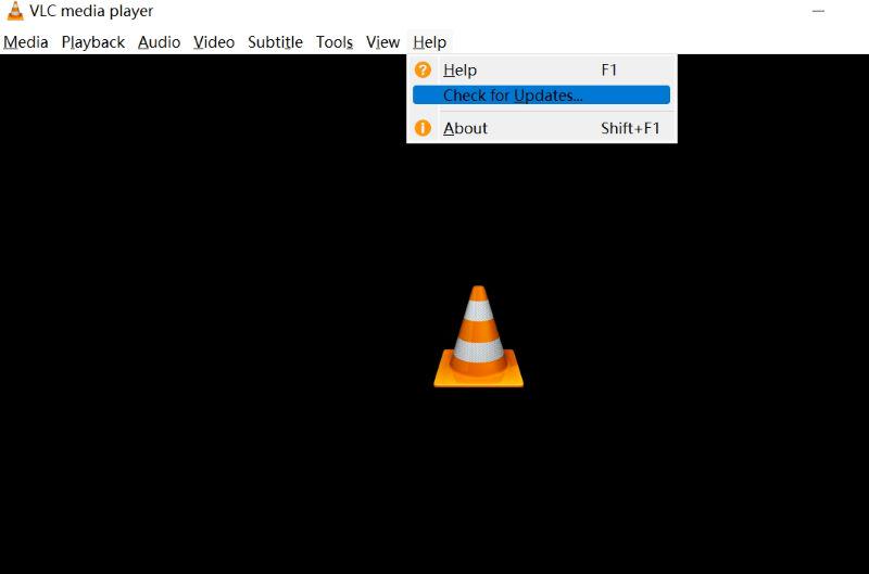 Controleer de nieuwste versie op VLC